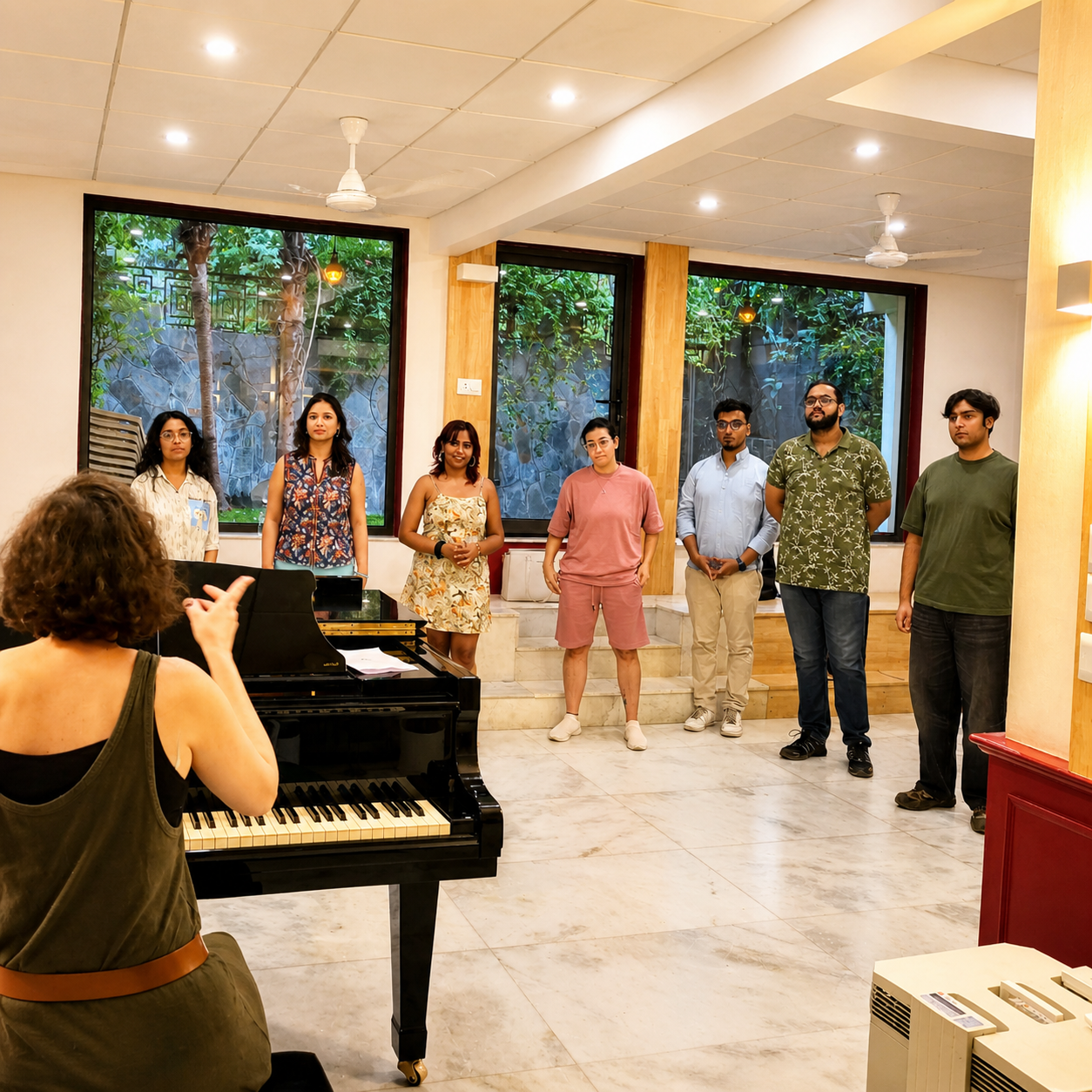 Dedicated room for artist rehearsals
