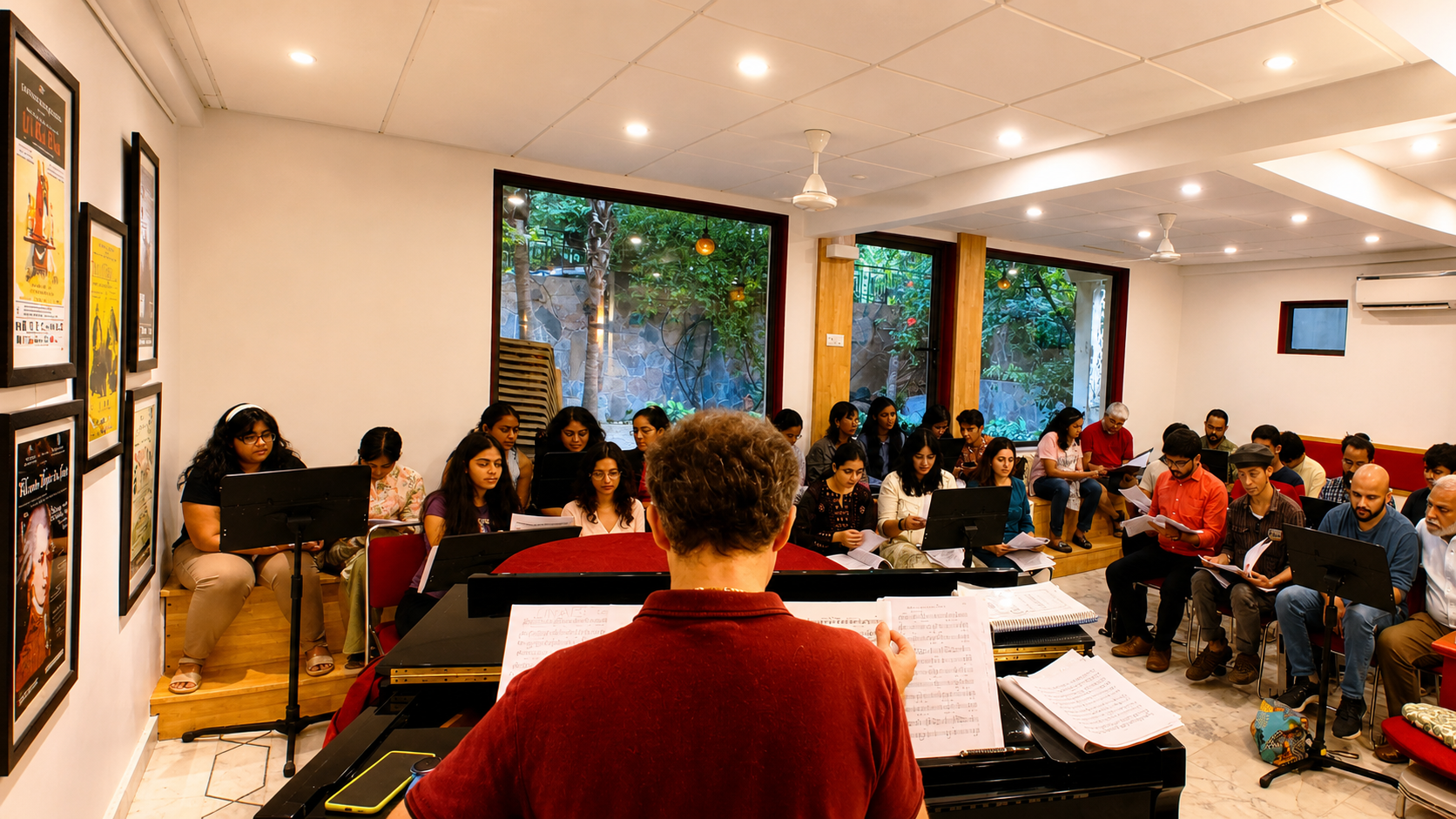 Performance preparation and practice room